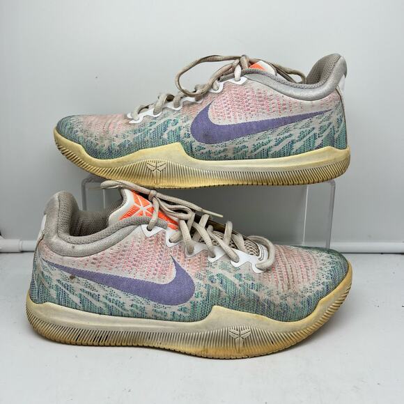 Nike Shoes Mens 7 Mamba Rage Bryant Bright Mango Sneaker - Picture 1 of 8